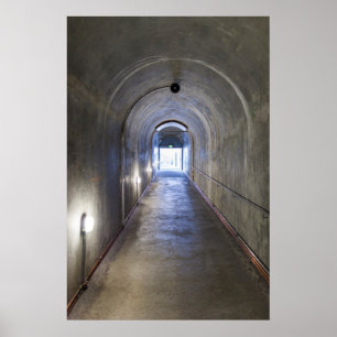 Affiche Tunnel En Béton Dans Un Bunker Nazi