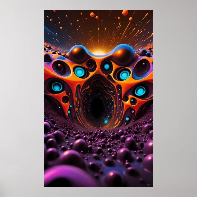 Affiche Tunnel éternel à demain - Ken Gage Art (Devant)