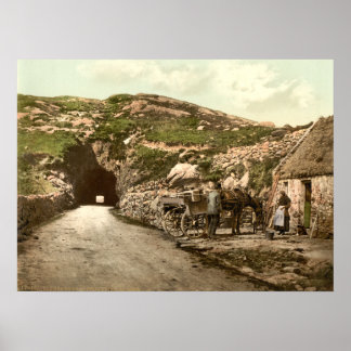 Affiche Tunnel près de Glengariff, comté de Cork