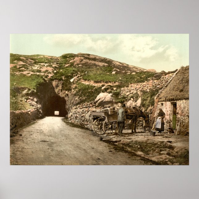 Affiche Tunnel près de Glengariff, comté de Cork (Devant)