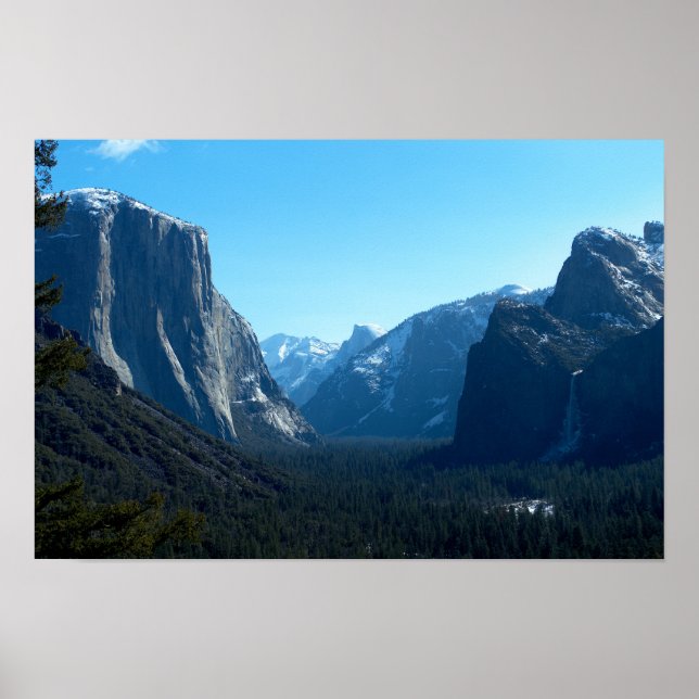 Affiche Tunnel View - El Capitan et Bridalveil Fall, Yose (Devant)
