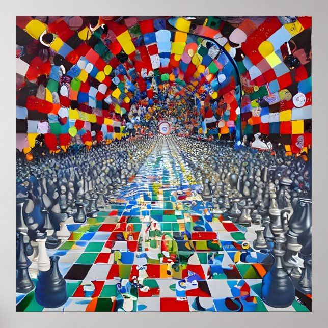 Affiche Tunnelvision III Art Print (pas de texte) (Devant)