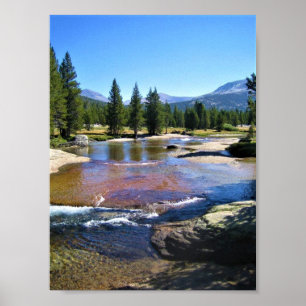 Affiche Tuolumne River à Tuolumne Meadows, Yosemite, CA