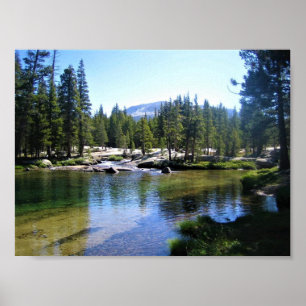 Affiche Tuolumne River à Tuolumne Meadows, Yosemite, CA
