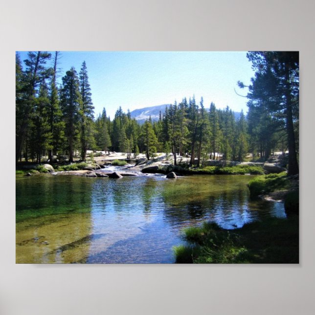 Affiche Tuolumne River à Tuolumne Meadows, Yosemite, CA (Devant)
