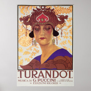Affiche Turandot Opera