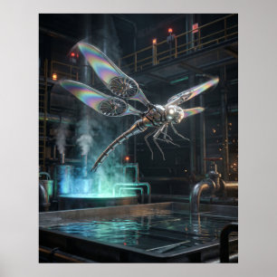 Affiche Turbine Libellule Dérive