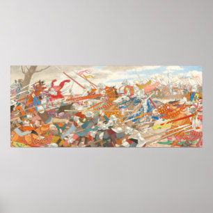 Affiche Turbulence des conflits - Boutet de Monvel Art
