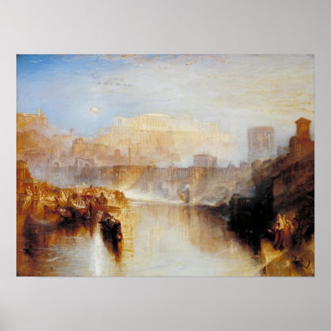 Affiche Turner - Atterrissage De L'Agrippina Avec Cendres (Devant)