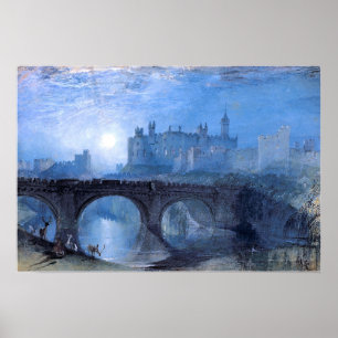 Affiche Turner - Château d'Alnwick