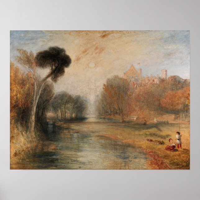 Affiche Turner - Château Rosenau Coburg (Devant)
