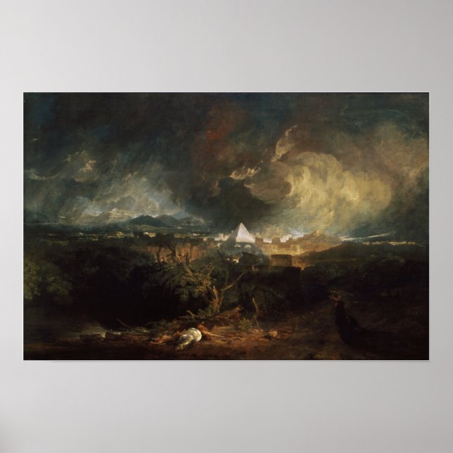 Affiche Turner - Cinquième Peste De L'Égypte (Devant)