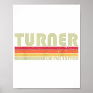 Affiche TURNER Drôle de titre de profession d'anniversaire