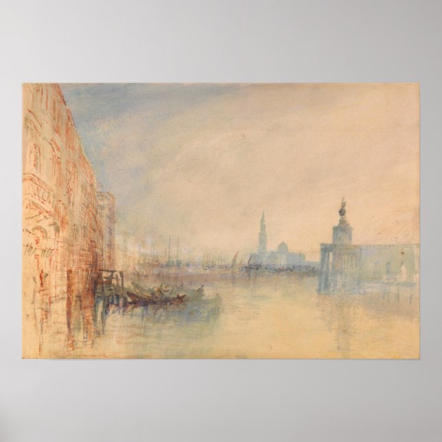 Affiche Turner - Embouchure du Grand Canal, Venise (Devant)