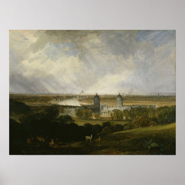 Affiche Turner - Londres De Greenwich Park (Devant)