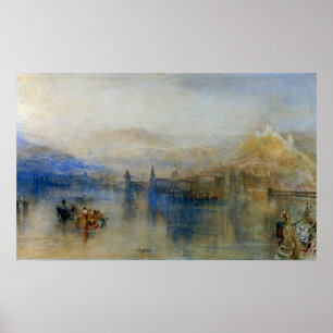 Affiche Turner - Lucerne Depuis le Lac
