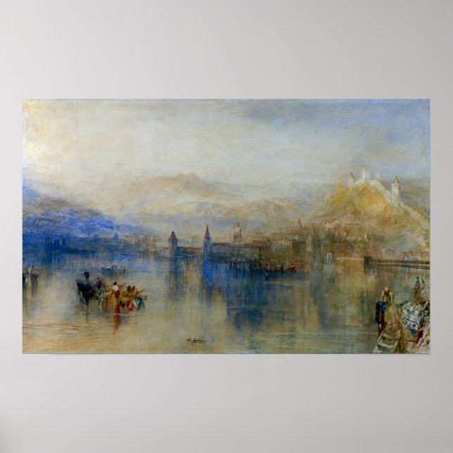 Affiche Turner - Lucerne Du Lac (Devant)