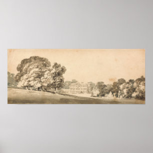 Affiche Turner - Maison Georgienne à Trois Étages Dans Un 
