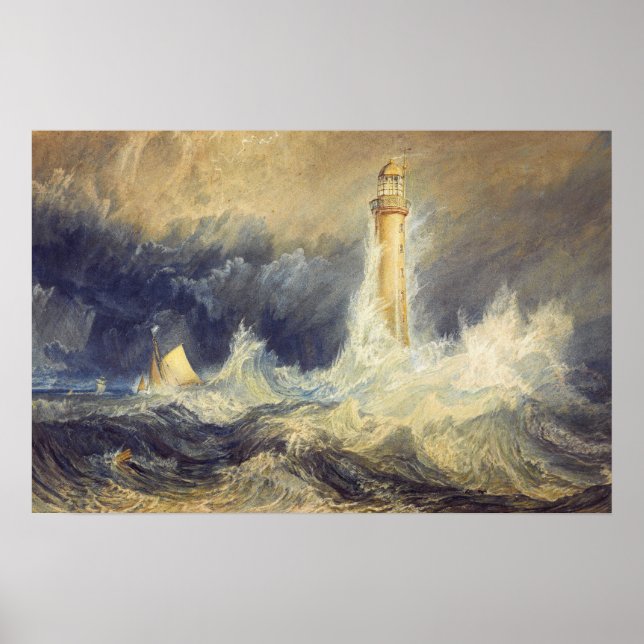 Affiche Turner - Phare de Bell Rock (Devant)