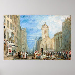 Affiche Turner - Rue Haute Édimbourg