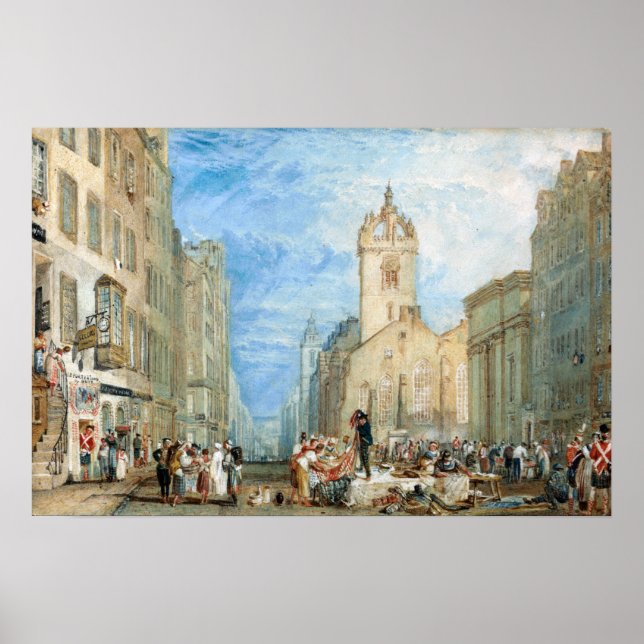 Affiche Turner - Rue Haute Édimbourg (Devant)