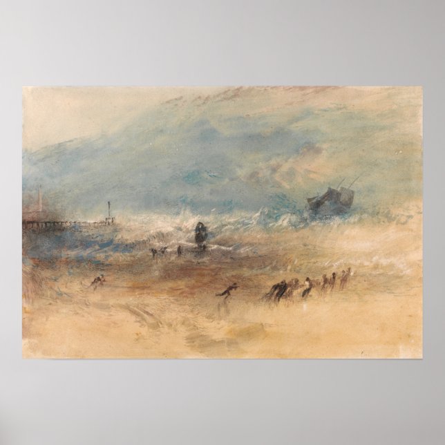 Affiche Turner - Sables de Yarmouth (Devant)