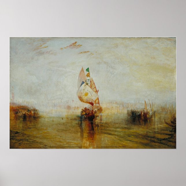 Affiche Turner - Soleil De Venise Aller En Mer (Devant)