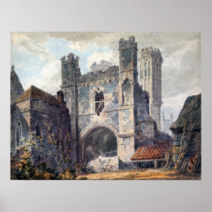 Affiche Turner - St. Augustine's Gate Canterbury