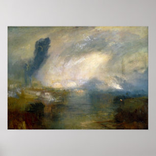 Affiche Turner - Tamise au-dessus du pont Waterloo