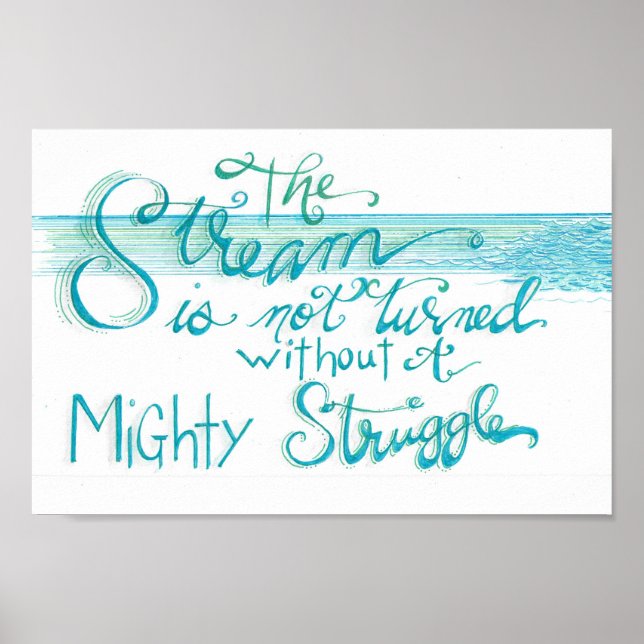 Affiche Turning the Stream (Devant)