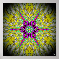 Turnips huile et vinaigre - motif coloré v1