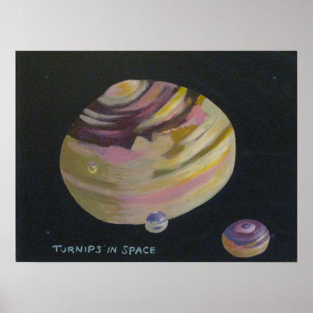 Affiche " Turnips in Space ! " (Devant)