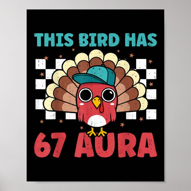 Affiche Turquie 67 Aura Six Sept Génération Z Alpha Argot  (Devant)
