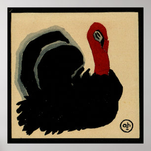 Affiche Turquie - Antiquaire, Illustration de livre coloré