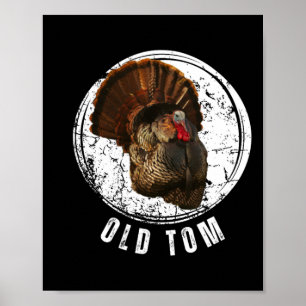 Affiche Turquie Chasse Chemise Vieux Tom Gobbler Turquie H