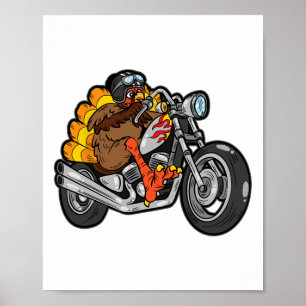 Affiche Turquie équitation moto Thanksgiving Day Cool Fal