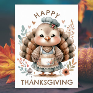 Affiche Turquie Fête de Thanksgiving
