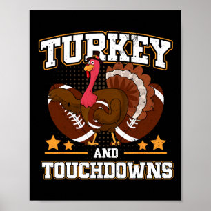 Affiche Turquie Mignonne Footbyll Turquie Et Touchdowts Th