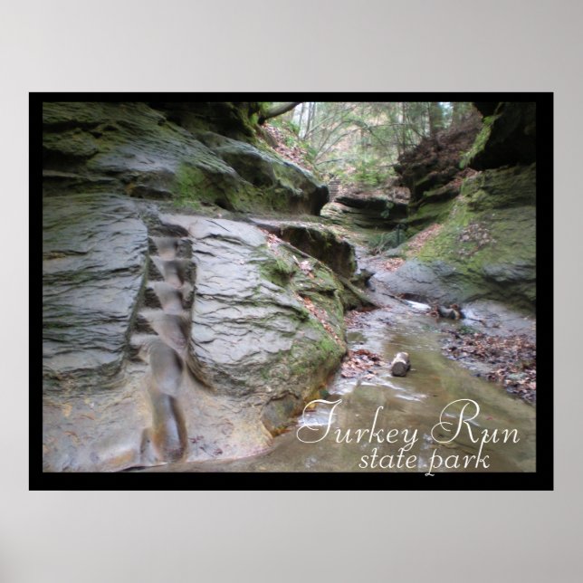 Affiche Turquie Run State Park Eroded Stairs (Devant)