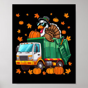 Affiche Turquie Sungles Conduite Garge Camion Thanksgiving