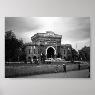 Affiche Turquie Vintage Université d'Istanbul