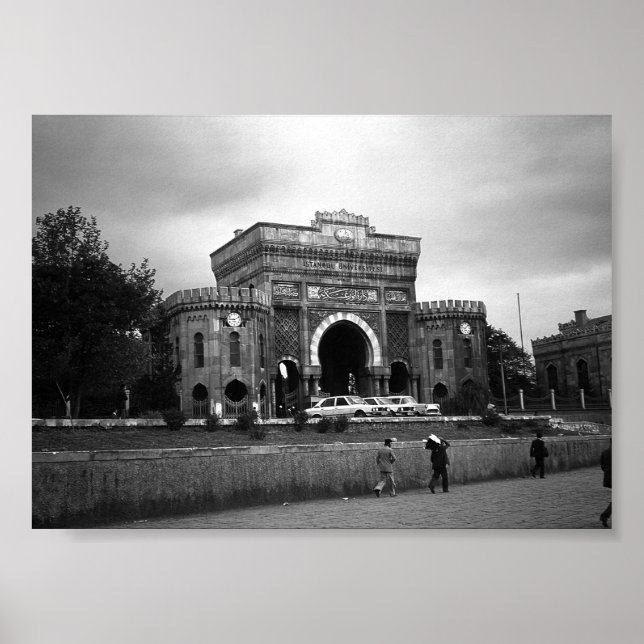 Affiche Turquie Vintage Université d'Istanbul (Devant)
