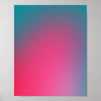 Turquoise Lumineuse Et Rose