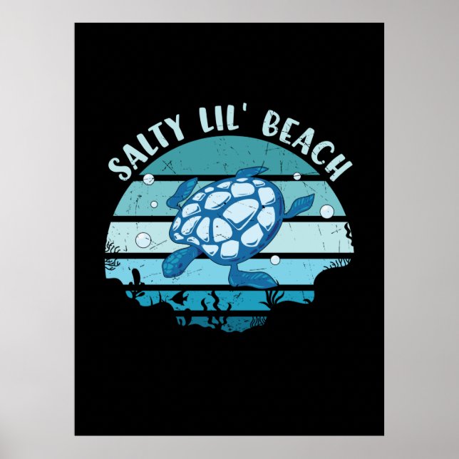 Affiche Turtle Lover | Jusqu'à la plage (Devant)