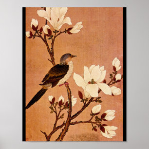 Affiche Turtledove sur Flower Branch_L'Orient