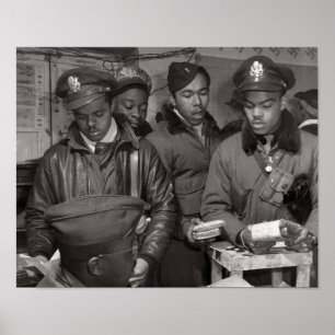 Affiche Tuskegee Airmen - 332e Groupe de chasseurs