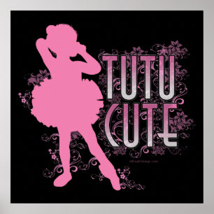 Affiche Tutu Cute (Rose)