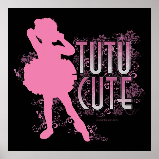 Affiche Tutu Cute (Rose) (Devant)