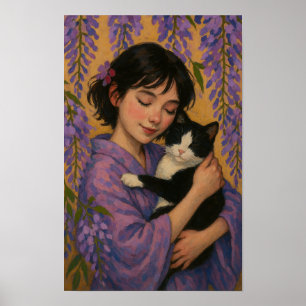 Affiche Tuxedo Chat Girl