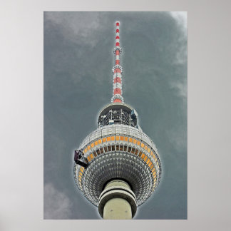 Affiche Tv Tower (Fernsehturm), Berlin (tv2)